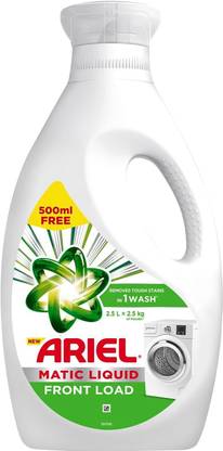 Ariel Matic Front Load 2 Ltr + 500ml Liquid Detergent