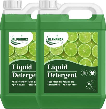 ALPHANOX Liquid Detergent,Soft Citrus Scent,Clean scent Technology with power wash(Green) Lime Liquid Detergent