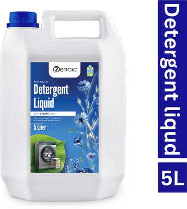 ZEROIC Fabric Blue Detergent Liquid For Washing Machine & Hand Wash, Front & Top Load Classic Liquid Detergent