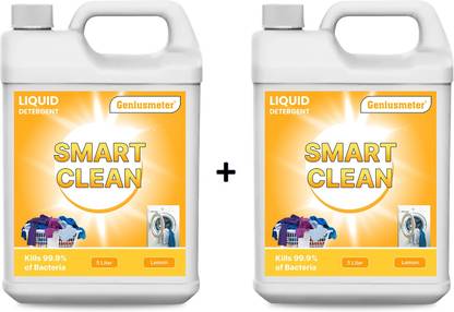 GENIUSMETER Liquid Detergent , Washing Machine Liquid Best Washing liquid Lime Liquid Detergent