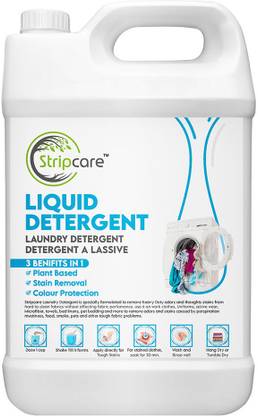 Stripcare Natural liquid 5L|Best For Front & Top load Machines Fresh Liquid Detergent