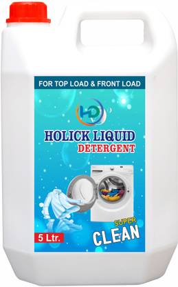 holik Washing Machine Blue All Type For Cloth Use For Top Load And Front Load (5-L) Multi-Fragrance Liquid Detergent