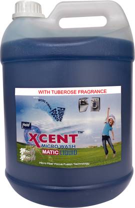 HEW XCENT Top Load & Front Load Mega Saving Pack Fragrance Tube Rose Liquid Detergent