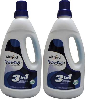 Whirlpool Wizpor+ liquid detergent 3 in 1 'washing, brightening, softening' 1 L(PACK OF 2) Liquid Detergent