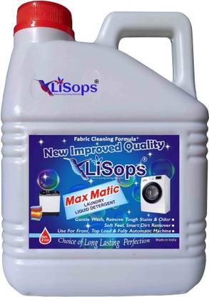 LiSops Matic Laundry Liquid Detergent (for front load top load machines) Multi-Fragrance Liquid Detergent