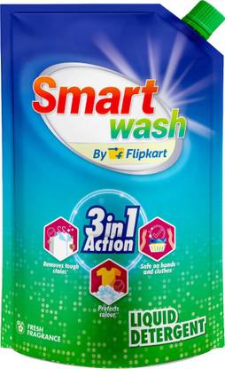Smart Wash by Flipkart 3 IN 1 Action Fresh Liquid Detergent