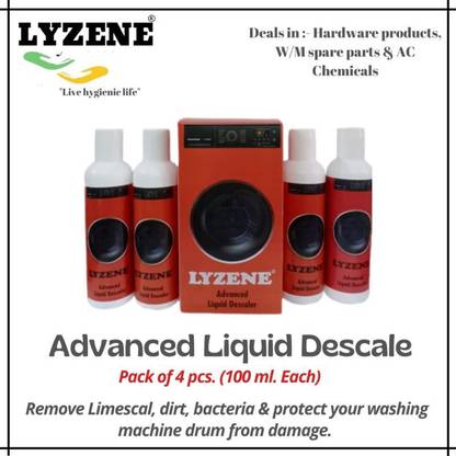 Lyzene ADVANCED LIQUID DESCALER FOR TOP LOAD & FRONT LOAD WASHING MACHINE Fresh Liquid Detergent