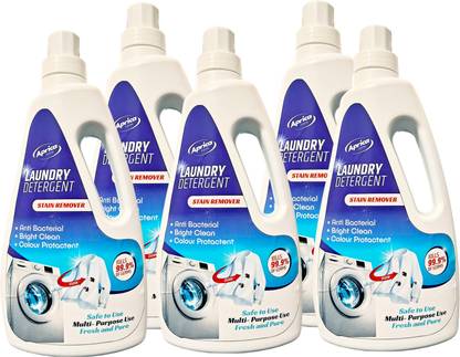 Aprica ESSENTIAL Laundry Detergent Kills 99.9 % Germs Stain Remover Multi Purpose Use (Pack 5) Fresh Liquid Detergent