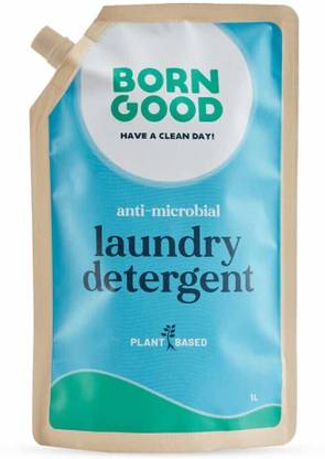 Born Good Plant Based Anti Microbial Refill Liquid Laundry Detergent -Front load,Top load Fresh Liquid Detergent