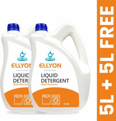 ELLYON Orange Front & Top Load Fabric Liquid Detergent For Machine and Hand Wash Multi-Fragrance Liquid Detergent