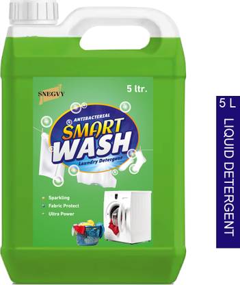 Snegvy Liquid Detergent Refil Can-5 Liter | Smart Wash Formula | Fabric Protect Fresh Liquid Detergent