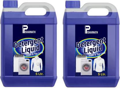 Pisharnath Classic And High-Quality Multi Fragrance Front Load Washing Machine Liquid 10L Lavender Liquid Detergent