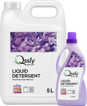 QSSIY Laundry For Fabric Care, Concentrated Gel For Stain Remove Lavender Liquid Detergent