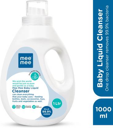 MeeMee Baby Liquid Cleanser , Kills 99%germ Liquid , 1000ML Liquid Detergent
