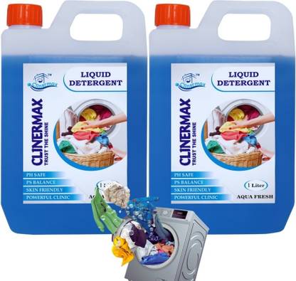 Clinermax Powerful Cleaning with Fabric Care Multi-Fragrance Liquid Detergent