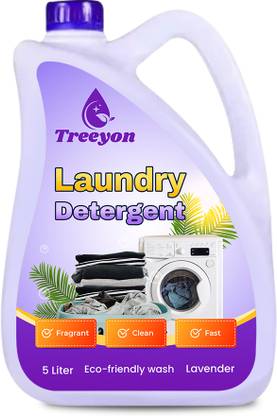 TREEYON Liquid Detergent, Best Washing Machine Liquid For Top & Front Load, Laundry Lavender Liquid Detergent