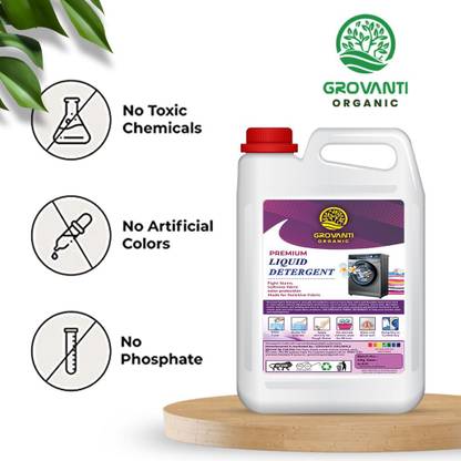 GROVANTI ORGANIC Laundry Liquid Detergent Floral Liquid Detergent