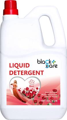 Black Care Matic Fresh Liquid Detergent 5 L | For Top & Front Load Machine | Non-Toxic Rose Liquid Detergent