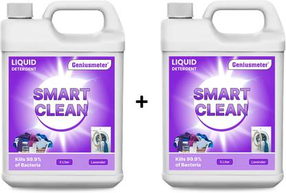 GENIUSMETER Laundry Liquid detergent, Washing Machine Liquid & Handwash Lavender Liquid Detergent