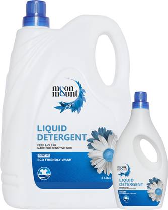 Moon and Mount Liquid Detergent, Laundry Liquid For Fabric Care & Skin Friendly Blossom Liquid Detergent