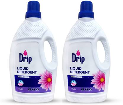 Drip Liquid Laundry Detergent 1L | Stain Remover | Fresh Scent | Top & Front Load Aqua Liquid Detergent