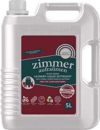 zimmer aufraumen Gentle Liquid Detergent (5 Liters)- Manual Bucket & Top Load Machine Lavender Liquid Detergent