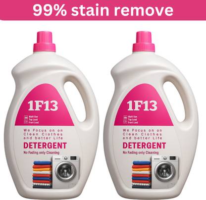 1F13 fluff liquid detergent. Top/Front washing liquid detergent Fresh Liquid Detergent