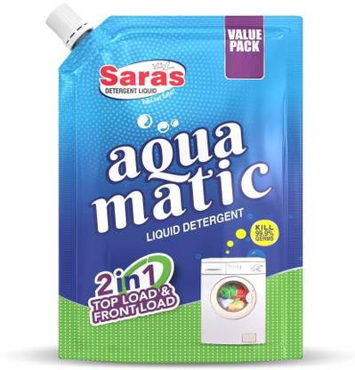 Saras Aqua matic liquid detergent Fresh Liquid Detergent