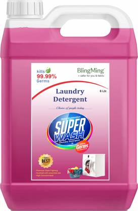 BlingMing Laundry Liquid Detergent For Top-Load And Front Load Machine Pink Lily Lily Liquid Detergent