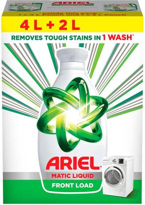 Ariel Matic Front Load 4 Ltr + 2 Ltr free Fresh Liquid Detergent