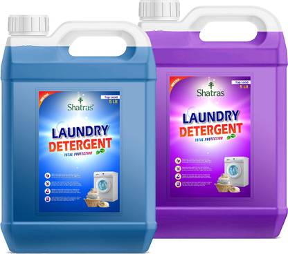 Shatras Laundry Liquid Detergent For Top-Load And Front Load Machine - LAVENDER + FRESH Lavender Liquid Detergent