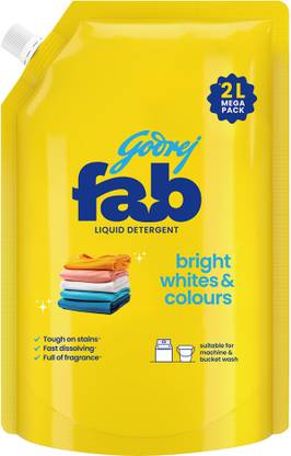 Godrej Fab Refill Pouch for Machine & Hand Wash Fresh Liquid Detergent