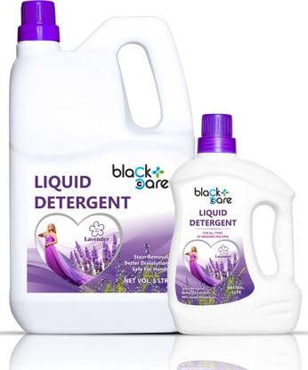 Black Care Matic Liquid Detergent | For Top & Front Load Machine | Non-Toxic Lavender Liquid Detergent
