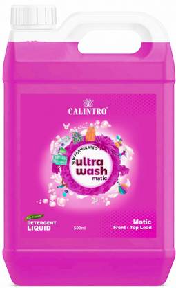 Calintro Ultra Wash Top load & Front Load machine liquid detergent, Rose Liquid Detergent