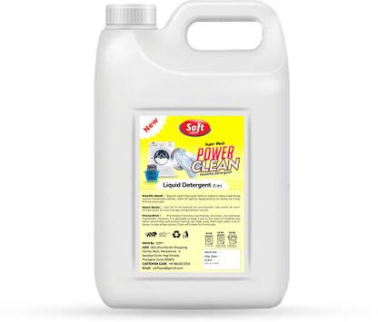 soft INDIA'S NO.1 TOP LOAD WASHING MACHINE LIQUID Floral Liquid Detergent Floral Liquid Detergent