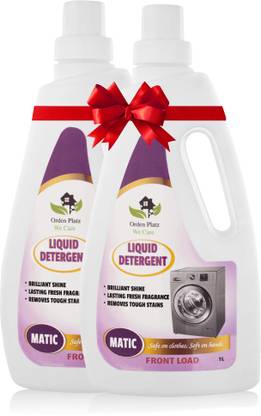 Orden Platz Orden Liquid Detergent Front Load 1 L x 2 Multi-Fragrance Liquid Detergent