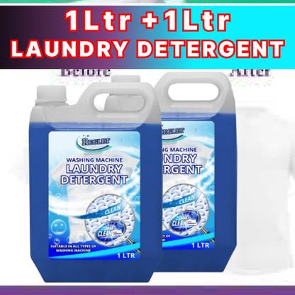 REGLET Clean & Fres or Pure Care |No Soda Formula | with Added Fabric Conditioner Lavender Liquid Detergent