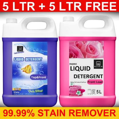 BLISS & BLUSH liquid detergent lavender shine complete clean liquid detergent 10l combo Lavender Liquid Detergent