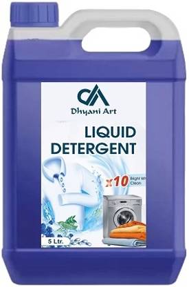 DHYANI ART Detergent Laundry Liquid for Fabric Care (5 LTR) Multi-Fragrance Liquid Detergent