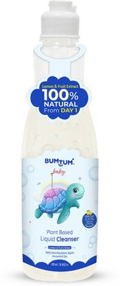 BUMTUM 100% Natural Plant Based Baby Liquid Cleanser Food Grade For Bottles,Accessories Fresh Liquid Detergent