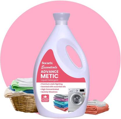 sovarix Liquid Detergent - for Washing Machine (Front Load|Top Load) Floral Liquid Detergent