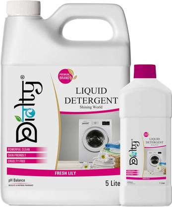 Diolty Liquid Detergent, Laundry Liquid For Fabric Care & Skin Friendly Lily Liquid Detergent