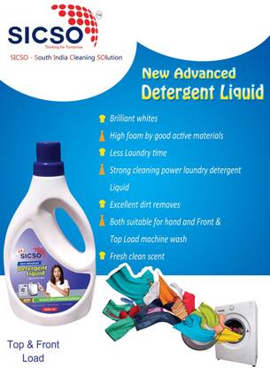 SICSO DETERGENT LIQUID Fresh Liquid Detergent