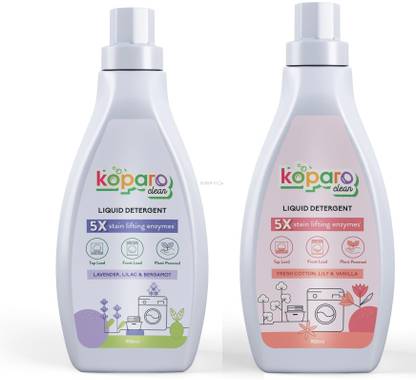 Koparo Natural Laundry Liquid Detergent| | Lavender & Lily Multipack Multi-Fragrance Liquid Detergent
