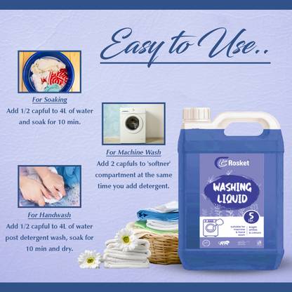 EROSKET top load and front load liquid detergent,machine, Multi-Fragrance Liquid Detergent