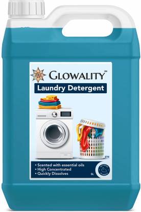GLOWALITY Laundry for Professional Fabric Care|Best For Machine Wash|Top & Front Load Classic Liquid Detergent