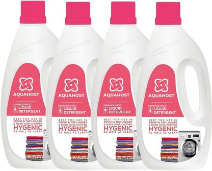 AQUAHOST Liquid Detergent: Top Load & Front Load Multi-Fragrance Formula (4 L) Multi-Fragrance Liquid Detergent