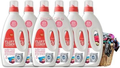 IFB Front Load Washing Machine Multi Fragrance Liquid Detergent-1 Litre (Pack of 6) Lime Liquid Detergent