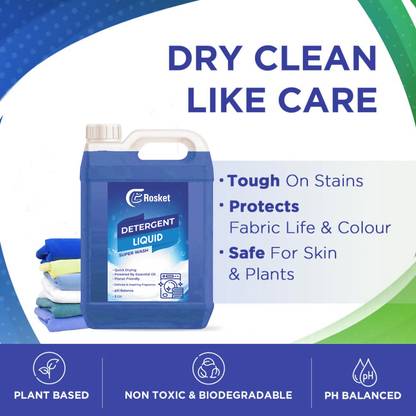 EROSKET Laundry Liquid for Fabric Care,Concentrated Multi-Fragrance Liquid Detergent