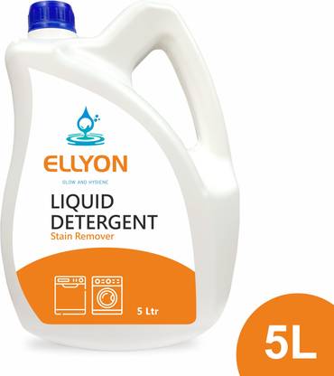 ELLYON Orange Front & Top Load Fabric Liquid Detergent For Machine and Hand Wash Multi-Fragrance Liquid Detergent